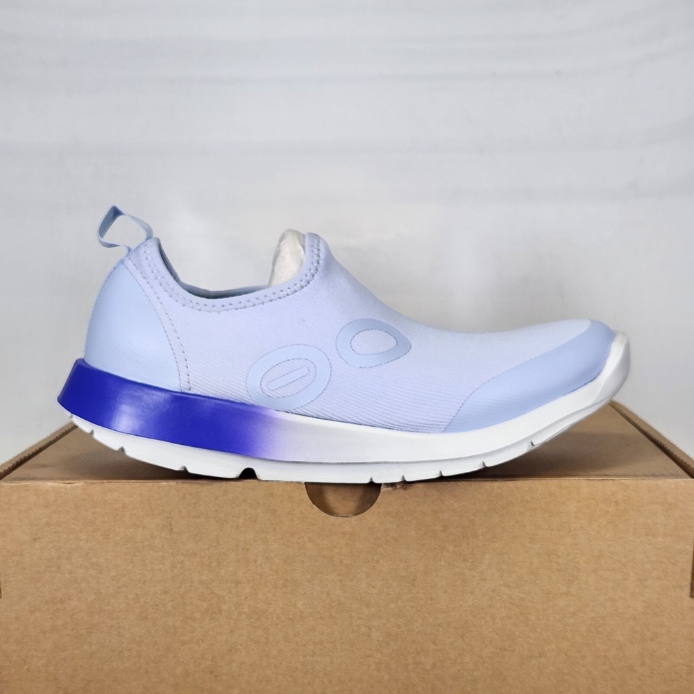 Oofos OOmg Low Shoe Women Size 7.5 Jade Fade Recovery Slip On Sneaker